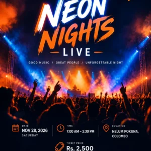Neon Nights Live – General Admission Ticket